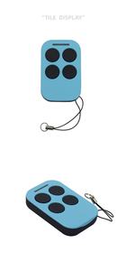 Télécommande universelle compatible RF pour portail de <span class=keywords><strong>parking</strong></span> et barrière de portes automatiques 300 MHz-868 MHz - Product Image 1