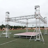 Structure de scène carrée en aluminium pour événements et concerts, avec garantie commerciale, pour grands événements