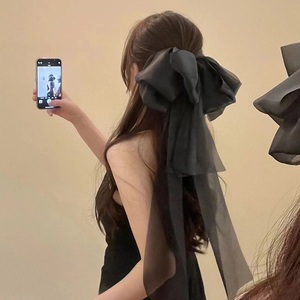 Jepit Rambut Pita Panjang Ukuran Besar Super Cantik dari Organza, Jepit Rambut Pita Besar untuk Anak Perempuan - Product Image 5