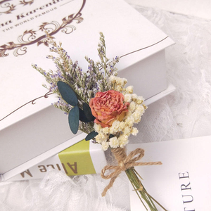 Mini bouquet de fleurs séchées naturelles 13 cm, petite composition <span class=keywords><strong>pour</strong></span> loisirs créatifs, cadeaux de mariage et décoration de cartes de vœux - Product Image 5