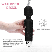 Wiederauf ladbarer starker Schock AV Vibrator weibliche Masturbation Massage Vibrator
