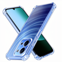 Coque de téléphone transparente en TPU souple, anti-chute, antichoc, protection transparente pour Xiaomi Poco C85 4G Redmi 15C 4G