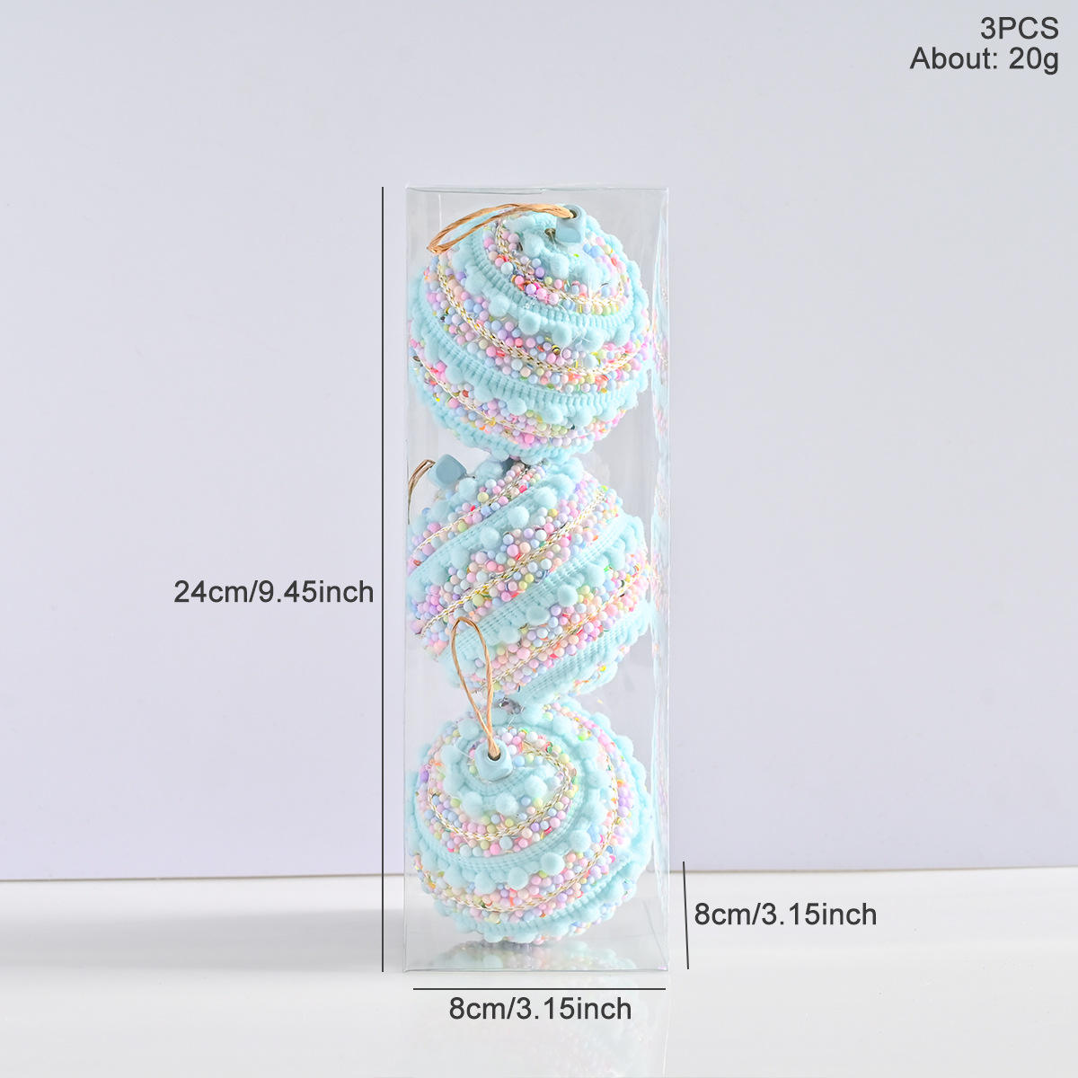 ลูกบอลโฟม8-3ชิ้น-ทะเลสาบสีฟ้า