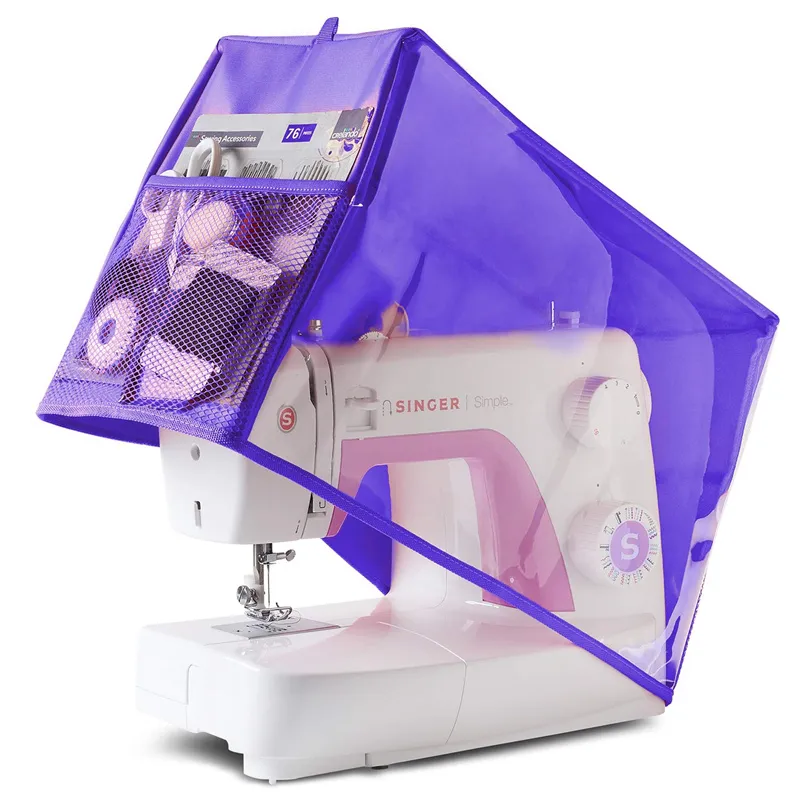 Housse anti-poussière pour Machine à coudre, 1 pièce, en Nylon matelassé, robuste, compatible avec SINGER et Brother