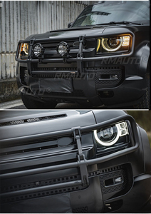 ชุดแต่งสำหรับ Land Rover Defender 90 110 130 ปี 2020-2024 ชุดแต่งกันชนหน้า สปอยเลอร์ ดิฟฟิวเซอร์  ลิปสปลิตเตอร์  ชุดป้องกันกันชน - Product Image 5