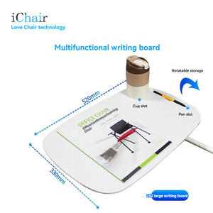 Fast Shipping Heavy Duty PP Training Chair University College Lecture Mesh Office Chair with Writing <strong>Pad</strong> - Product Image 2