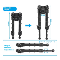 Trépied de tir extensible en bambou V9 Premium pour l'extérieur, accessoire de plein air