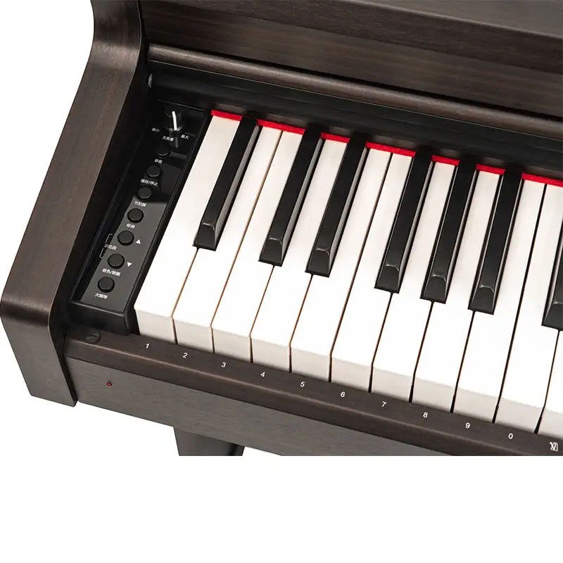 Flykeys Wooden Panel 88 Keys Hammer Action Keyboard Upright Piano Factory Music Instrument LK03S