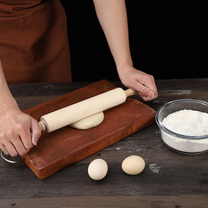 Cổ Điển Gỗ Cán <span class=keywords><strong>Pin</strong></span> Của Nhãn Hiệu Gỗ Cứng Bánh Bột Con Lăn Cho Nướng Bánh Pizza Bánh Nướng Bánh Ngọt Và Cookie - Product Image 4