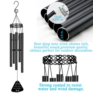 Memorial Carillon di Vento per la Perdita di Una Persona Cara Simpatia Regali Windchimes Rememberance Al di Fuori del <span class=keywords><strong>Giardino</strong></span> - Product Image 5