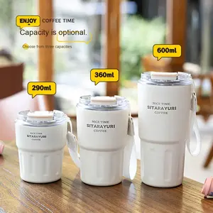 Unisex 304 Stainless Steel Vacuum <b>Insulated</b> Portable Large Capacity 900ml Student Water <b>Lid</b> Travel Party Modern Classic Design - Product Image 3