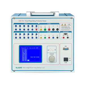 VLUUKE LND702 Probador de protección de relé de microordenador electrónico Pantalla LCD Prueba de relé de inyección de corriente secundaria trifásica - Product Image 5