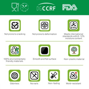 Многофункциональная экологичная деревянная салатница из акации, прочная деревянная миска для салатов, фруктов, супов, риса, кухонная утварь из массива дерева - Product Image 5