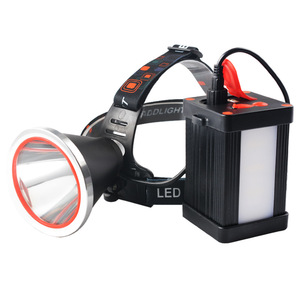Linterna Frontal LED Recargable de 2000 mAh con Banda Ajustable, Alta Luminosidad, Alcance de 300-499 m, para Pesca y Caza al Aire Libre - Product Image 2