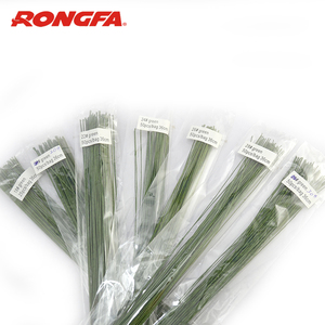 Metal Decorative Flowers Paper Wrapped <strong>Wire</strong> <strong>Floral</strong> Stem Sticks <strong>Wire</strong> Green Craft <strong>Wire</strong> - Product Image 1