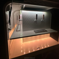 Nouveau ! Camion de restauration mobile rétro Ape 2026, prêt à être expédié, pour la vente de glaces et snacks de rue