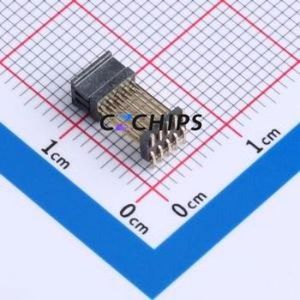 GPCC205-0502A038C1SF Pin Header SMD,P=1mm Connector ( Pin Structure: 2x5P )( Pitch: 1mm )( Mounting Type: Vertical Mount ) - Product Image 2
