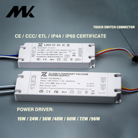 Transformateur LED 12V ultra-mince ETL, direct usine, 1A-5A, pour éclairage, homologué ETL, courant de sortie 5A