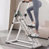 SENTI Escaladora Plegable y Resistente de Hierro y PP, Ajustable, para Uso Doméstico y Comercial, Equipo de Gimnasio y Fitness