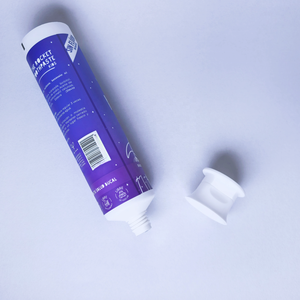 Dentifricio per Bambini Personalizzato con Motivo Blu, Tubo Morbido con Tappo Flip-Top Bianco per Cosmetici Scolastici, Crema Dentale per Igiene Orale - Product Image 2