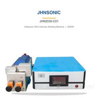 Machine de soudage par ultrasons pour faisceaux de câbles 3000W JHNSONIC JHN2030-C01, soudeuse métallique pour bornes de câbles en cuivre et aluminium