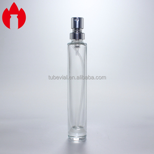 Vial de botella de vidrio con cuello engarzado de Perfume cosmético transparente de 10ml con rociador de bomba - Product Image 4