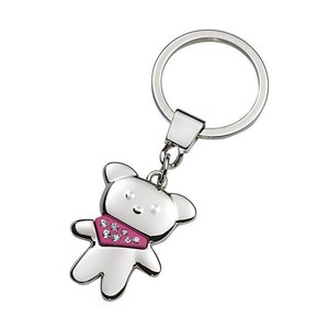 <b>Pink</b> <b>Bear</b> Promotional Keychain & Carabiner No Box Necessary - Product Image 1