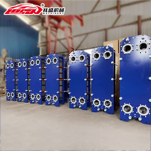 เครื่องแลกเปลี่ยนความร้อนแบบแผ่นช่องกว้างสแตนเลสสำหรับสารตกค้างน้ำมันที่มีความหนาแน่นสูงและสารละลายที่มีความหนืดในอุตสาหกรรมปิโตรเคมี ช่วยประหยัดพลังงานในการให้ความร้อน - Product Image 5