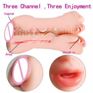Dubbele Kopnaam Huidskleurversie Van Vagina Mannen Met Omgekeerde Schimmel Grensoverschrijdend Groothandel Volwassen Speelgoed Mannelijke Masturbatie - Product Image 5