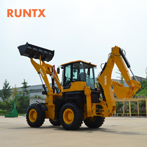 Maquinaria de movimiento de tierras RUNTX Motor Epa Retroexcavadora Diesel Nueva retroexcavadora remolcable Retroexcavadora 4x4 - Product Image 4