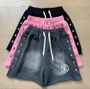 <span class=keywords><strong>Pantalones</strong></span> <span class=keywords><strong>Cortos</strong></span> Holgados <span class=keywords><strong>de</strong></span> Verano para <span class=keywords><strong>Hombre</strong></span> y Mujer, 100% Algodón, Estilo Urbano Helstar, con Estampado Hip-hop NFC, Tela <span class=keywords><strong>de</strong></span> Rizo Lavada, Estilo Vintage - Product Image 1