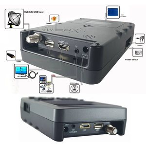 KPT-968HD Détecteur et moniteur de télévision par satellite prenant en charge H.265 DVBS/S2 MPEG4 <span class=keywords><strong>HEVC</strong></span> AVS/AVS+ - Product Image 3