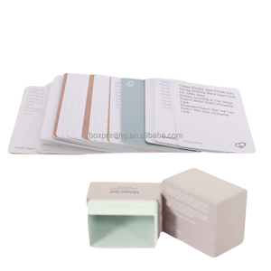 300gram Paper Print Customised Affirmation Card With Rigid Box