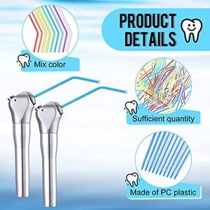 Punta de jeringa de aire-agua para uso en Clínica <span class=keywords><strong>Dental</strong></span>, punta de jeringa desechable de arcoíris sin núcleo - Product Image 3