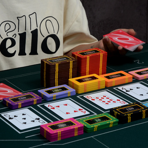 Plaque carrée personnalisée de 32 g en argile pour jetons de <span class=keywords><strong>poker</strong></span>, idéale pour les casinos - Product Image 5