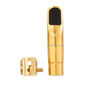 Di alta qualità E-Flat sassofono contralto Set bocchino 3 pz in ottone testa Sax regalo scatolato strumenti musicali accessori - Product Image 3