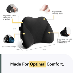 핫 세일 자동차 의자 사무실 소파 다시 cashions 메모리 폼 요추 쿠션 허리 통증 - Product Image 6