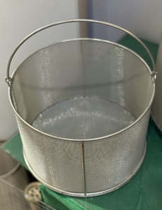 Cesta de Malla de Alambre Tejida de Acero Inoxidable 304 con Acabado Liso y Fácil de Limpiar, Peso de 12 kg, Garantía de 1.5 Años - Product Image 6