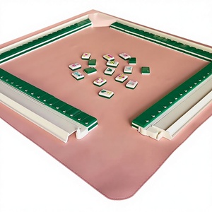 แผ่นรองเล่นไพ่หนังกันลื่น ทนทานต่อการสึกหรอ สำหรับเกมไพ่โป๊กเกอร์และเกมกระดาน - Product Image 3