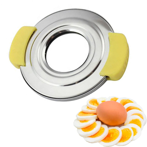 Tiện Ích Nhà Bếp nhà trứng công cụ nấu chín trứng Topper Opener <span class=keywords><strong>Slicer</strong></span> luộc thép không gỉ trứng Cutter - Product Image 3