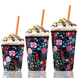 Manicotto in Neoprene Impermeabile Riutilizzabile per Bicchieri da Caffè da 16oz, 22oz, 32oz - Isolante, Portatile, Resistente al Calore e al Freddo - Product Image 1