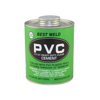 Tuyau en plastique de PVC de colle