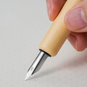 Kalligrafie-Tauchstift-Set mit 5 austauschbaren Metallspitzen und Vintage-Holzgriff für künstlerisches englisches Comic-Zeichnen - Product Image 4