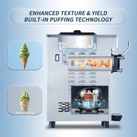 Nouvelle machine à faire des glaces molles, prix compétitif, trois saveurs, poudre de crème glacée aux fruits