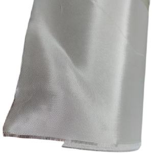 Tela de fibra de vidrio tejida de sarga tejida lisa de alta temperatura, tela de fibra de vidrio unidireccional recubierta de sílice para cortina de fuego - Product Image 4