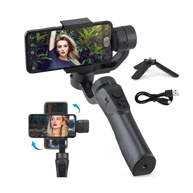 Popular F6 Universal Joint 3-axis Mobile Phone Control Handheld Camera Video Selfie Stick F6 for Automatically Track Faces