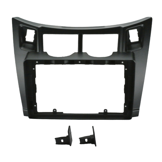 Auto Radio Video Installation Fascia Frame Dashboard Refitting Panel 9" Dash Kit Fascia Panel for TOYOTA Vios Yaris 2005-2011