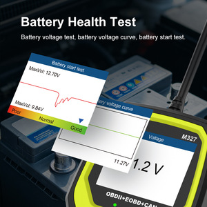 Escáner de Diagnóstico de Automóviles OBD2 M327 con Pantalla LCD, Lector de Códigos para Toyota, Alimentado por Batería de 12 V, Compatible con OBDII EOBD CAN - Product Image 4