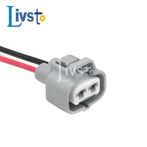 2-pins vrouwelijke auto-adapterconnector, zuiver koperen geleider, 600V, IP67 bescherming, waterdicht, voor elektronische auto-apparatuur - Product Image 3