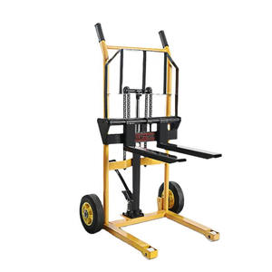 Nuevo Tipo de Mini Apilador <span class=keywords><strong>Manual</strong></span> de 200kg 400kg con Elevación de 0.9m Montacargas Hidráulico Plegable y Desmontable - Product Image 2